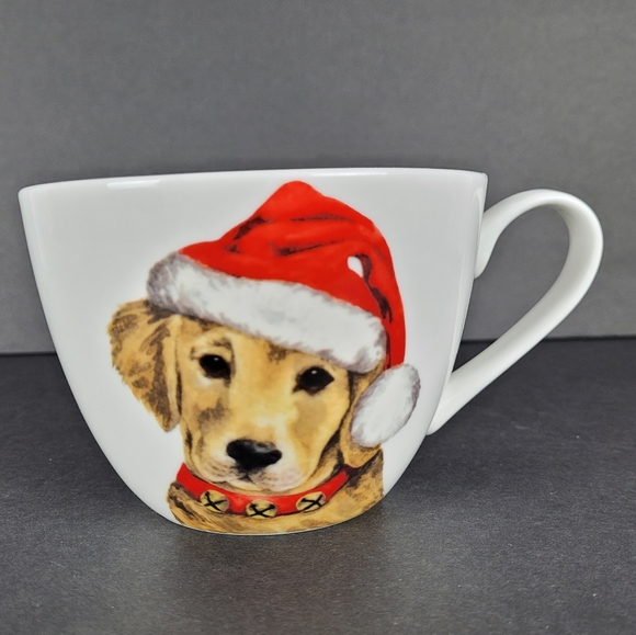 Portobello Bone China Puppy Dog Large Coffee Tea Cup Mug Christmas NEW - Picture 1 of 9